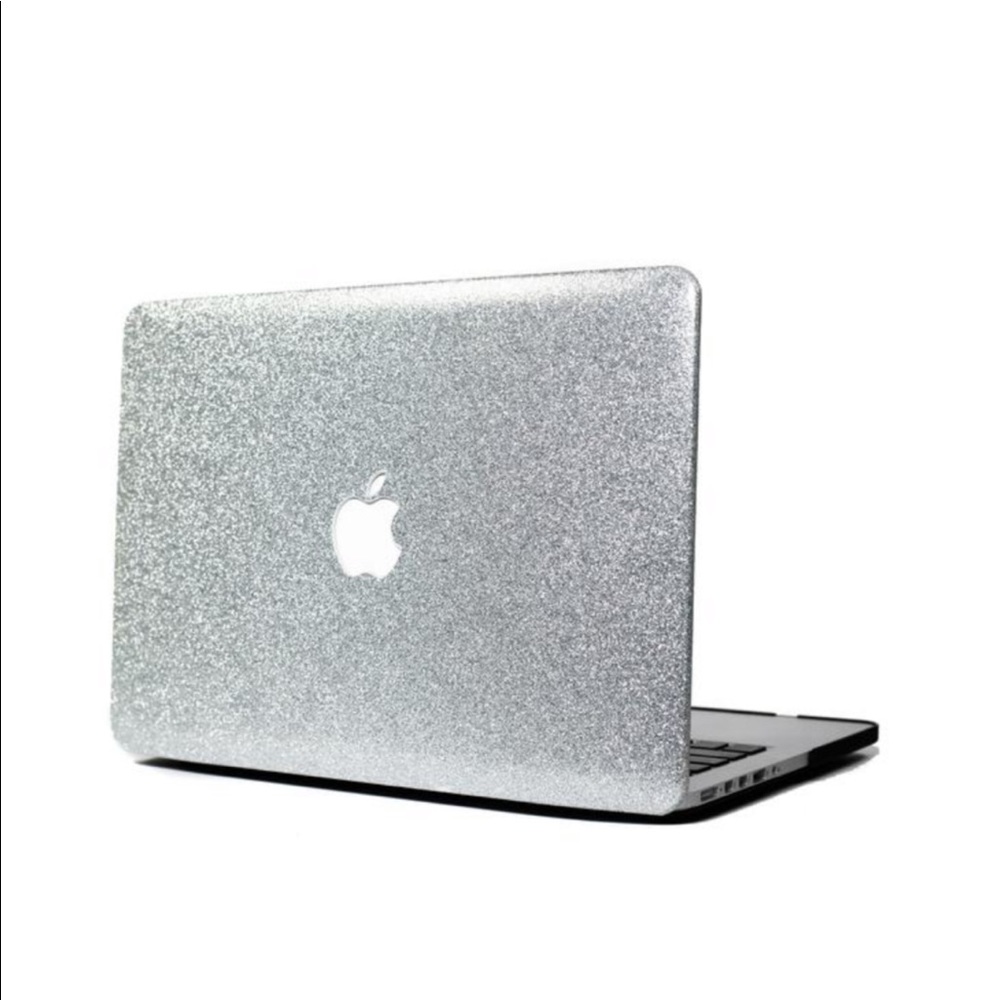 Luxy Lemon Silver Glitter MacBook Protective Case
